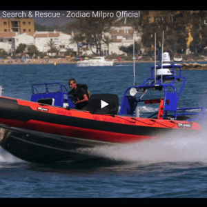 SRA 750 OB Rigid Inflatable Boat Search and Rescue Zodiac Milpro™ Official
