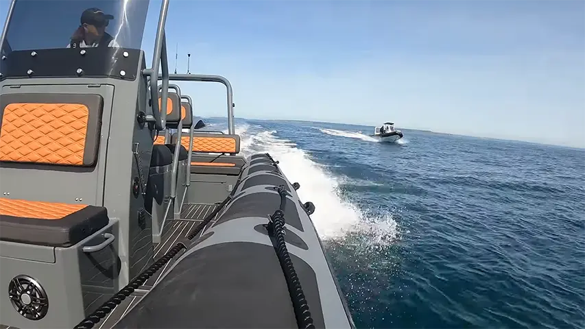 Chill English Channel Crossing Shot @ RIBs ONLY - Home of the Rigid Inflatable Boat